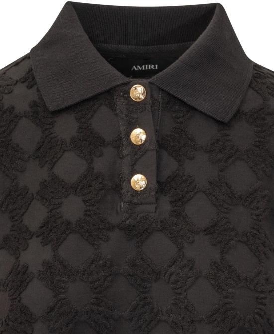 25FW 아미리 폴로 티셔츠 AWJYPO1009BLACK - AMIRI