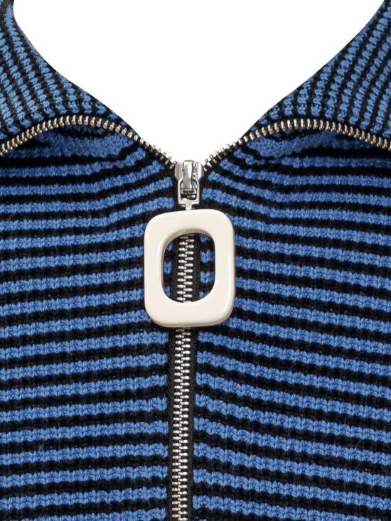 25FW JW앤더슨 집업 니트 KW1285YN0408843 BLUE - JW ANDERSON