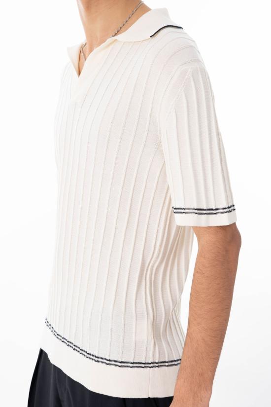 26SS 다니엘피에솔리 폴로 티셔츠 3020 SS26 100 White - DANIELE FIESOLI