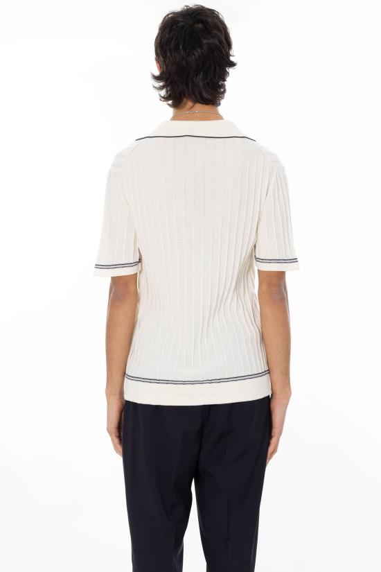 26SS 다니엘피에솔리 폴로 티셔츠 3020 SS26 100 White - DANIELE FIESOLI