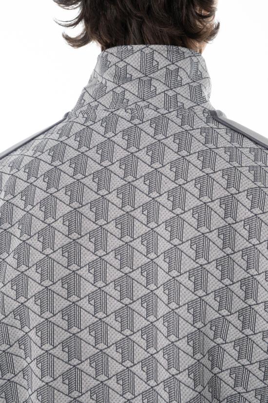 26SS 라코스테 모노그램 집업 스웨트셔츠 SH1368 SS26 41I Grey - LACOSTE