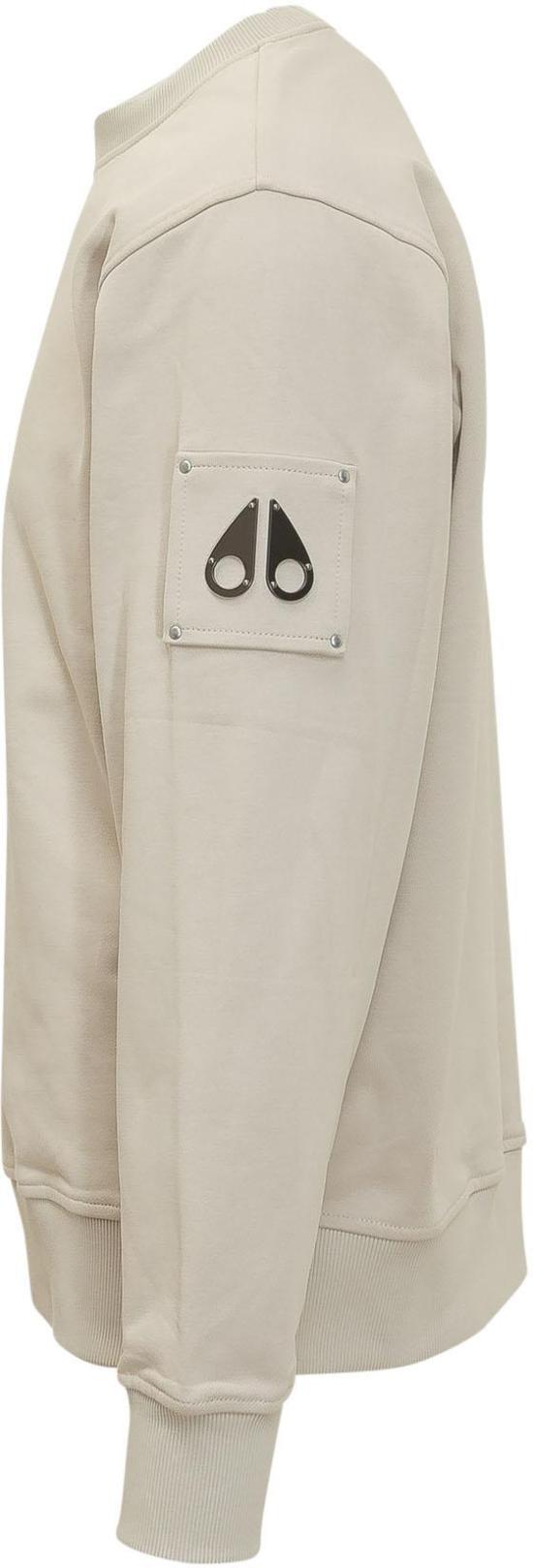 26SS 무스너클 하츠필드 크루넥 스웨트 셔츠 M35MS7061705 WHITE - MOOSE KNUCKLES