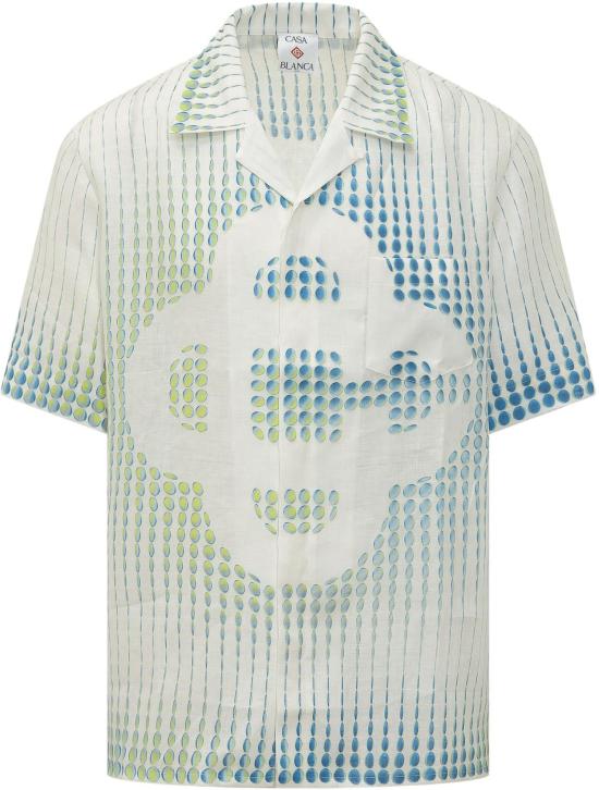 26SS 카사블랑카 반팔 셔츠 MSP26SH00305 WHITE