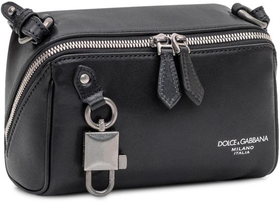 26SS 돌체앤가바나 Lock tempesta calfskin 크로스백 BM2446AU99480999 BLACK - DOLCE & GABBANA
