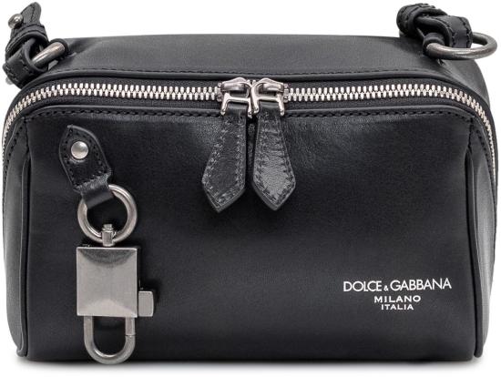 26SS 돌체앤가바나 Lock tempesta calfskin 크로스백 BM2446AU99480999 BLACK