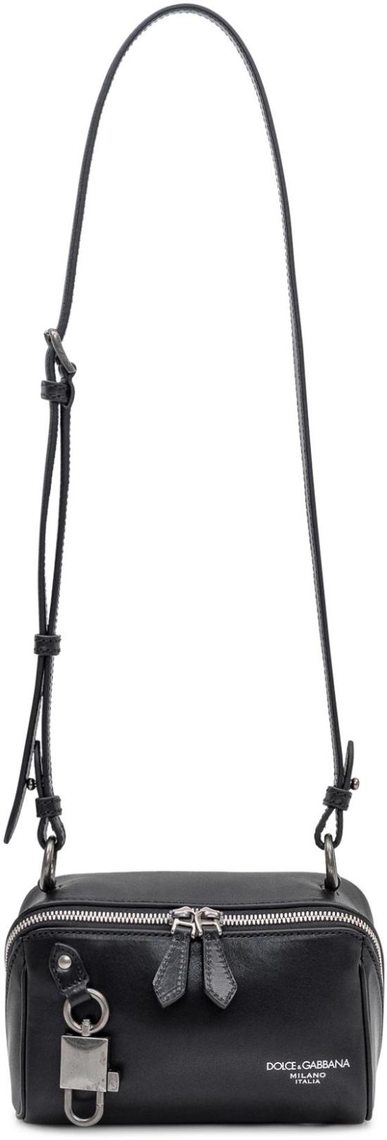 26SS 돌체앤가바나 Lock tempesta calfskin 크로스백 BM2446AU99480999 BLACK - DOLCE & GABBANA