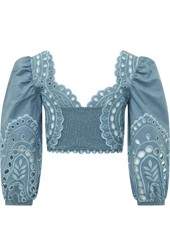 26SS 챠로 루이즈 이비자 블라우스 263102 BLUE SEALACE - CHARO RUIZ IBIZA