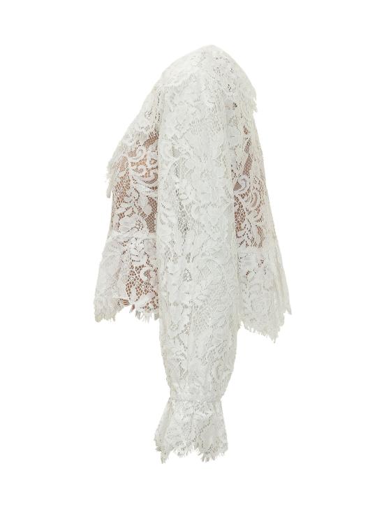 26SS 마이클 코어스 긴팔 티셔츠 MS640YJKQ9 100 WHITE - MICHAEL KORS