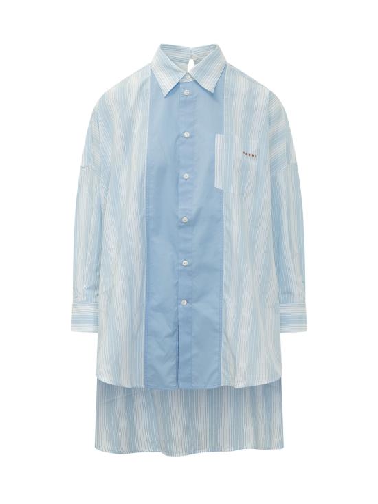 26SS 마르니 셔츠 CAMA0567QSUTC630 STB21 CELESTE