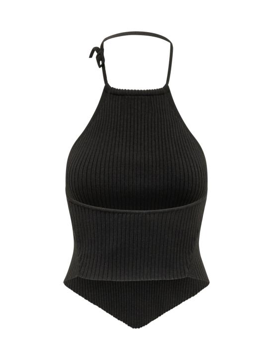 26SS 쿠레쥬 민소매 티셔츠 226MTO511FI0001 9999 BLACK - COURREGES