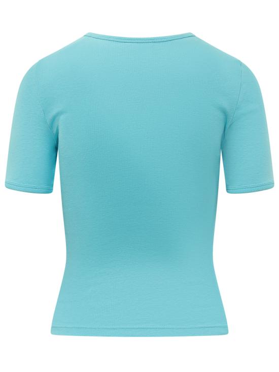 26SS 쿠레쥬 반팔 티셔츠 125JTS017JS0203 7027 AQUA - COURREGES