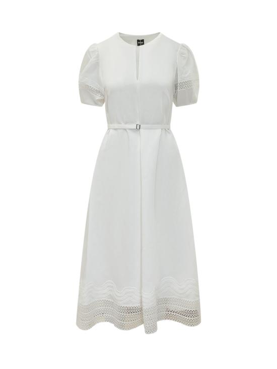 26SS 보스 미디 원피스 50556233 100 WHITE
