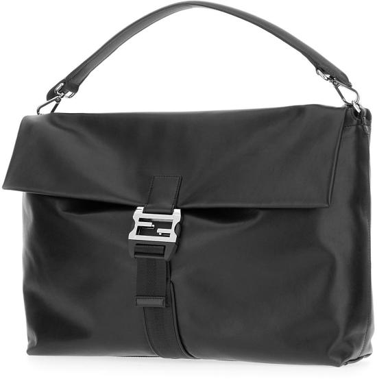 25FW 펜디 플럭스 맥시 메신저 7VA665AV8BF0GXN BLACK - FENDI