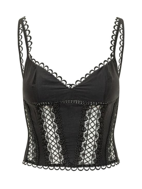 26SS 챠로 루이즈 이비자 민소매 티셔츠 261102 BLACK