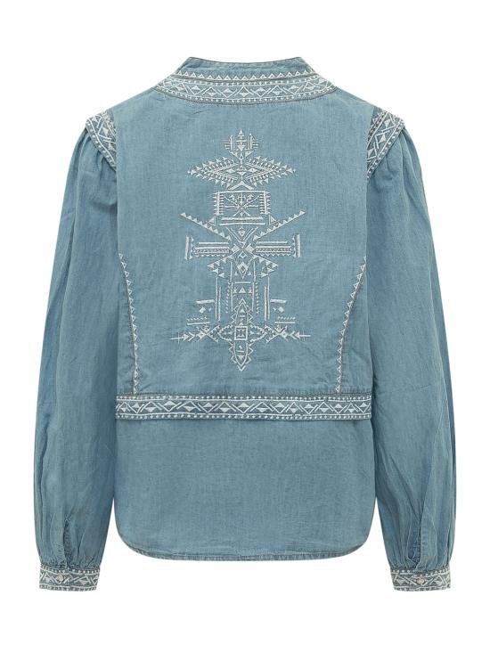 26SS 바쉬 데님 셔츠 1E26LAUR 0278 LIGHTBLUE - BA&SH