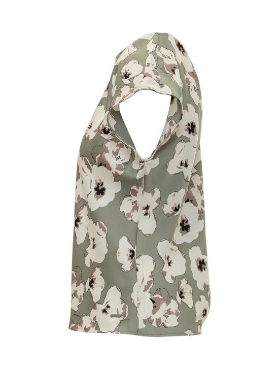 26SS 캘빈클라인 반팔 티셔츠 LV044F148G PEZ SHADOW BUTTERCUP FLORAL PRINT - CALVIN KLEIN