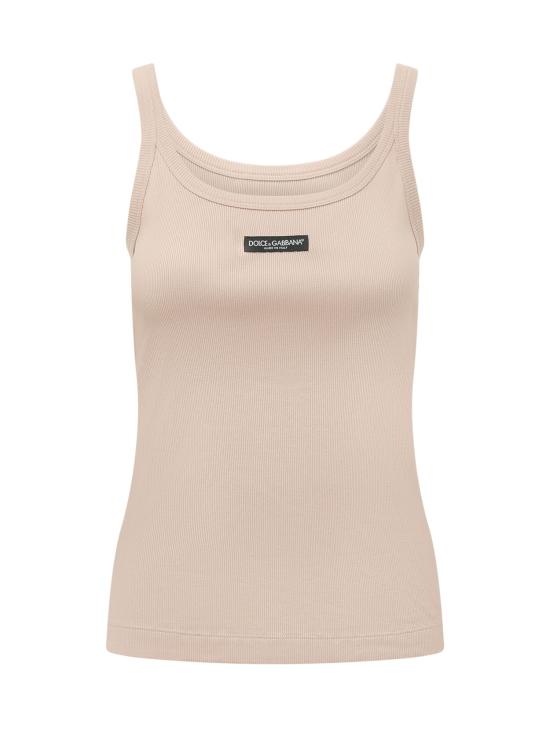 26SS 돌체앤가바나 민소매 티셔츠 F8W45TFU7AV F0586 ROSA CARNE 1