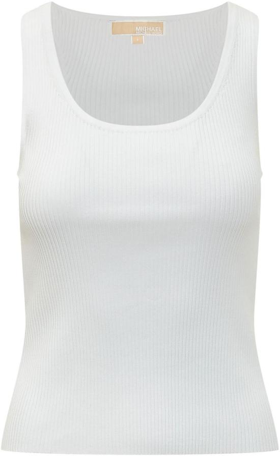 26SS 마이클 코어스 민소매 티셔츠 MS661545ZV100 WHITE