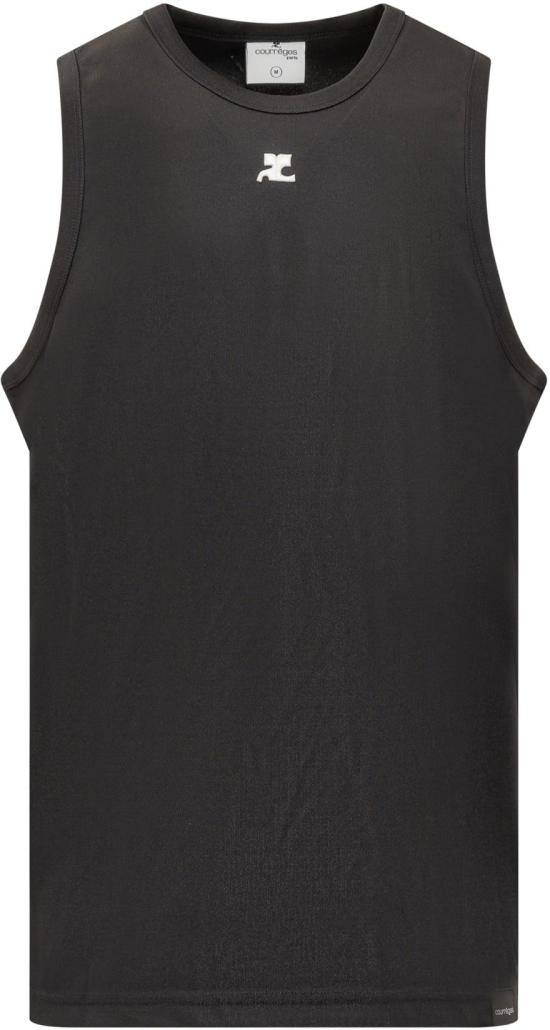  쿠레쥬 민소매 티셔츠 124JDE069JS00459999 BLACK