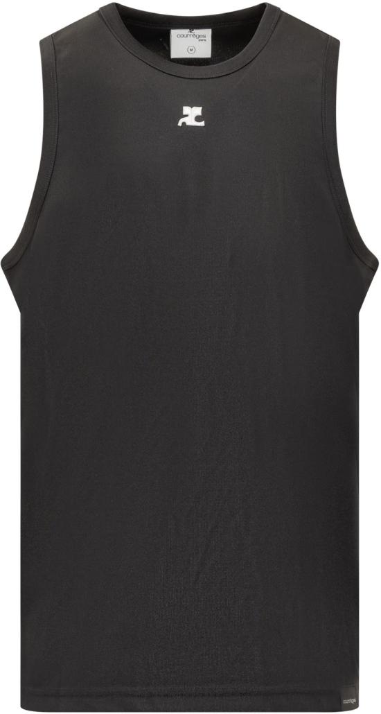  쿠레쥬 민소매 티셔츠 124JDE069JS00459999 BLACK