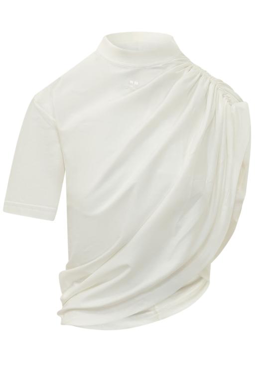 26SS 쿠레쥬 반팔 티셔츠 226JTS241JS0290 0001 HERITAGE WHITE