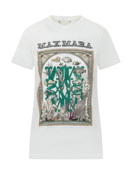 26SS 막스마라 반팔 티셔츠 2611941062600 019 F DO B CO OTTICO