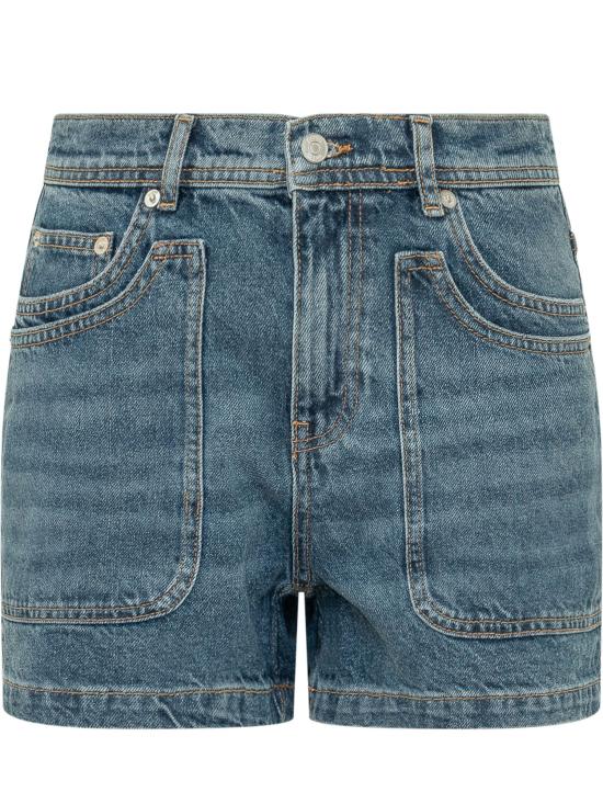 26SS 바쉬 숏팬츠 1E26ZEVY 0420 BLUE JEANS