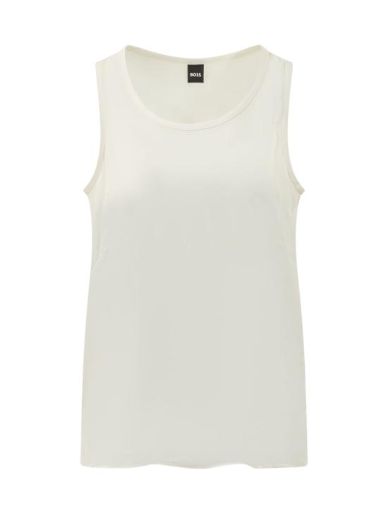 26SS 보스 민소매 티셔츠 50557202 118 OPEN WHITE