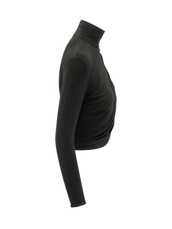 26SS 쿠레쥬 긴팔 티셔츠 226JTO534JS0145 9999 BLACK - COURREGES