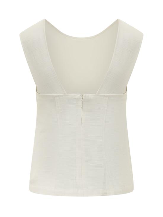 26SS 캘빈클라인 민소매 티셔츠 LV044F108G YAS TOFU - CALVIN KLEIN