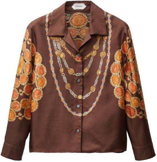 26SS 베르사체 블라우스 10242311A179525N940 BROWN
