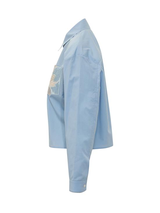 26SS 마르니 셔츠 CAMA0683QSUTC193 00B50 AZZURRO - MARNI