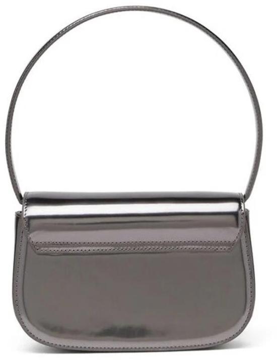 25FW 디젤 1DR 숄더백 인 미러드 레더 X08396PS202H0926 GREY - DIESEL
