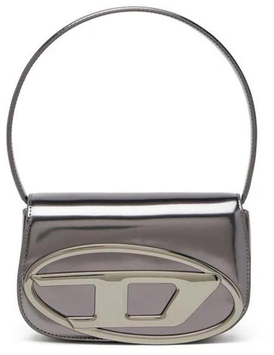 25FW 디젤 1DR 숄더백 인 미러드 레더 X08396PS202H0926 GREY