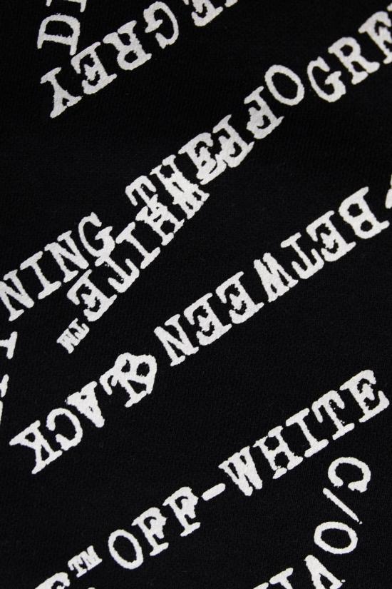 26SS 오프화이트 숏팬츠 OMCI013S26FLE0070001 BLACK - OFF WHITE