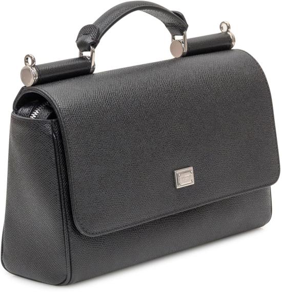 25FW 돌체앤가바나 Calfskin Sicily 백 BM2516BG06580999 BLACK - DOLCE & GABBANA