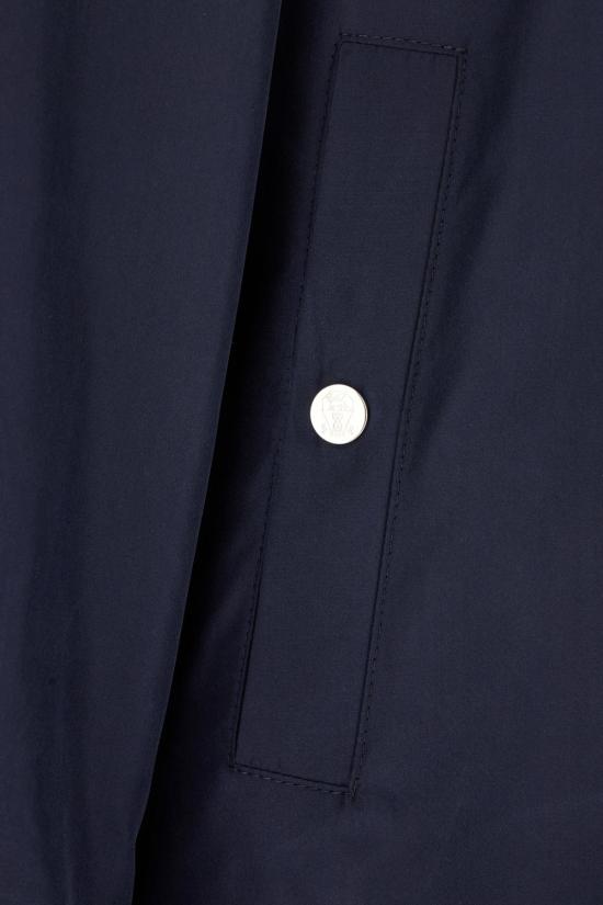 26SS 브루넬로 쿠치넬리 언라인드 멤브레인 실크 블루종 MZ4216541C905 BLUE - BRUNELLO CUCINELLI