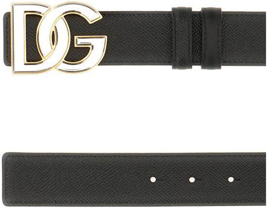 26SS 돌체앤가바나 가죽 벨트 BC4941AG6518B956 BLACK - DOLCE & GABBANA