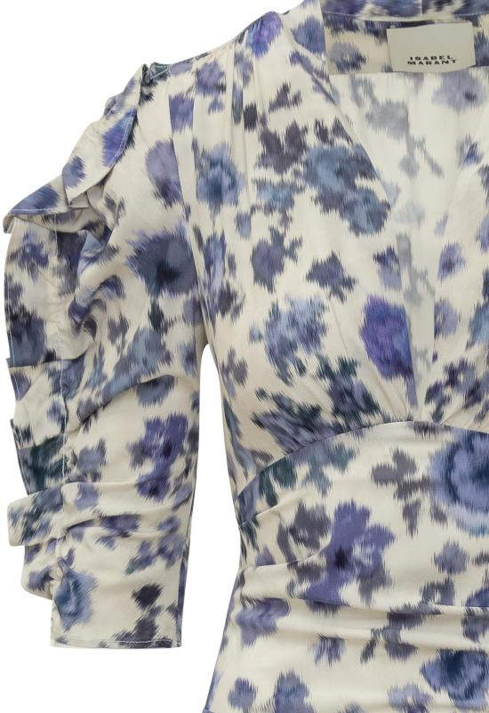 26SS 이자벨마랑 숏 원피스 26PRO1059FAD1J11I30BU WHITE - ISABEL MARANT