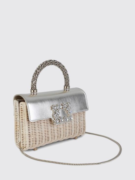 26SS 로저비비에 토트백 RBWAMFC2100UCN 1465 Natural - ROGER VIVIER