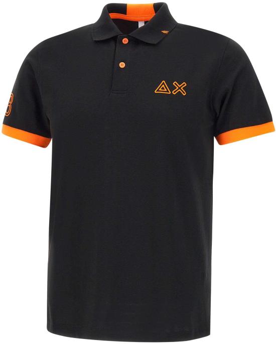 26SS 썬 68 폴로 티셔츠 A3512211 BLACK