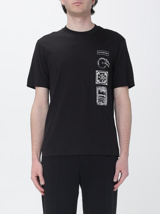 26SS 엠포리오 아르마니 반팔 티셔츠 EM004994AF24470 UC001 Black