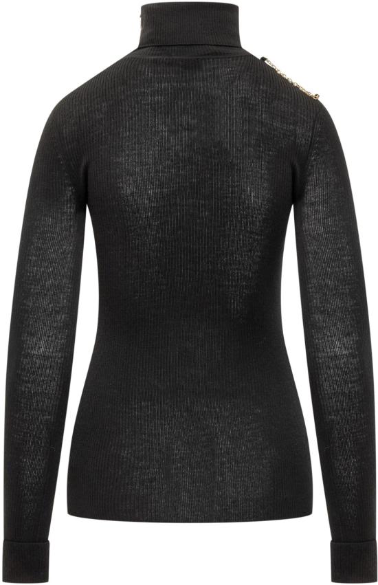 25FW 엘리자베타프랜치 터틀넥 MK43B57E2110 BLACK - ELISABETTA FRANCHI