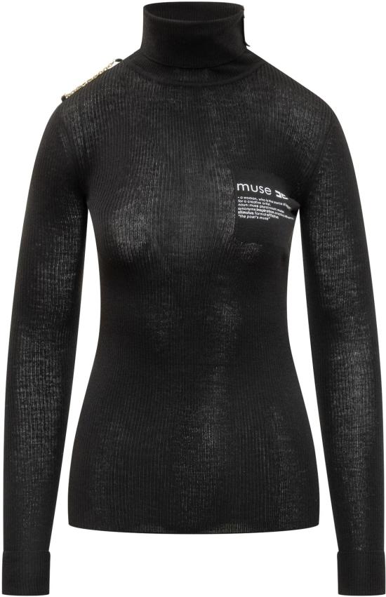 25FW 엘리자베타프랜치 터틀넥 MK43B57E2110 BLACK