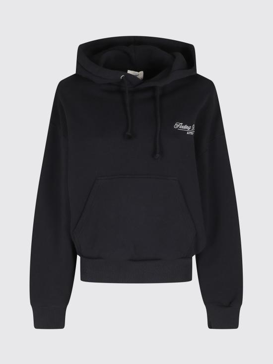 26SS 오트리 후드 티셔츠 HOPW Black - AUTRY