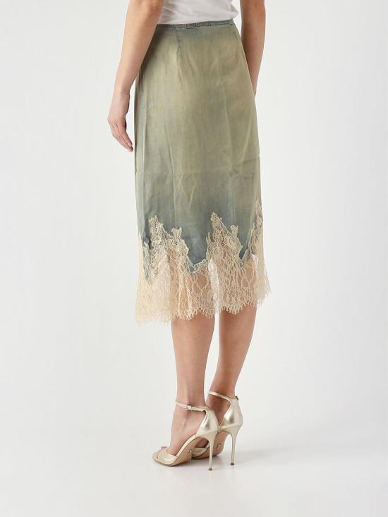 26SS 디젤 DE 머시 미디 스커트 A217840CEDE 01 Stone Washed - DIESEL