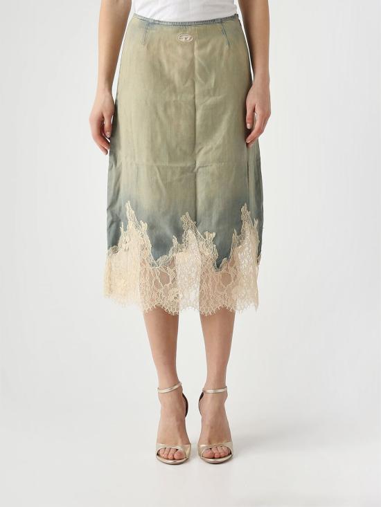26SS 디젤 DE 머시 미디 스커트 A217840CEDE 01 Stone Washed