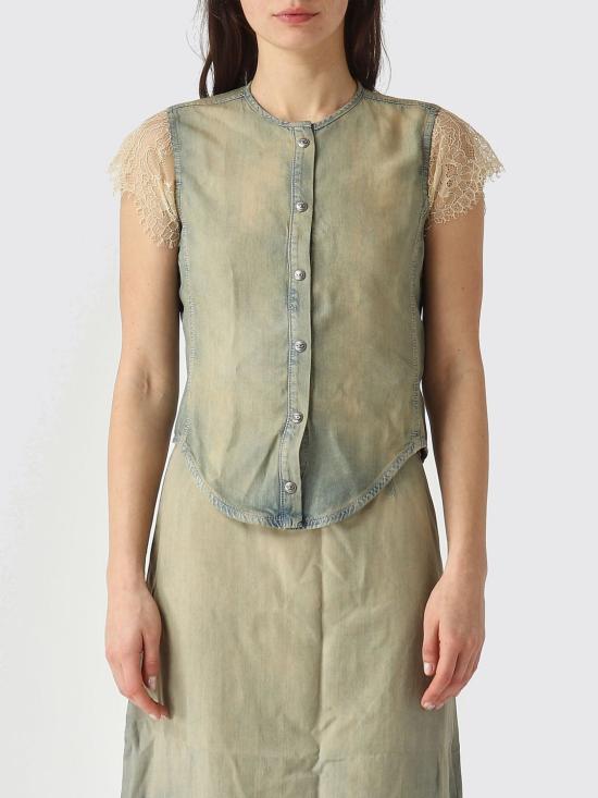 26SS 디젤 셔츠 A217410CEDE 01 Stone Washed