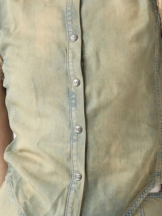 26SS 디젤 셔츠 A217410CEDE 01 Stone Washed - DIESEL