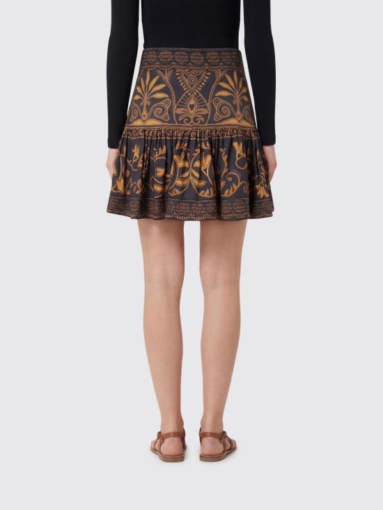 26SS 팜 리오 숏 스커트 344145 26028 Black - FARM RIO